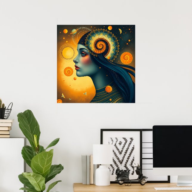 Ådror av universum poster (Hemmakontoret)