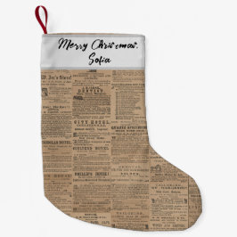 Ads of the Past, NY 1856 Liten Julstrumpa