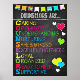 Adselor Acronym Rainbow Poster