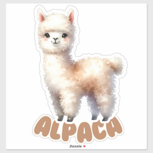 Adsible Alpaca - Nursery Klistermärken (Ark)