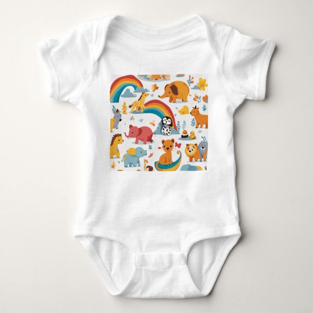 Adsible Animal Edition Babykostym T Shirt (Framsida)