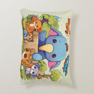 "Adsible Animal Friends Pillow: Prydnadskudde