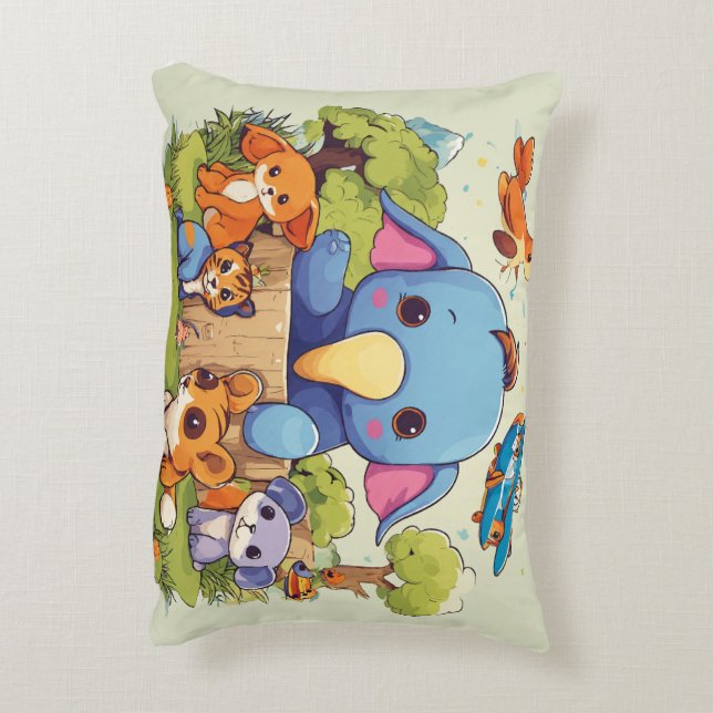 "Adsible Animal Friends Pillow: Prydnadskudde (Baksidan(Vertikal))