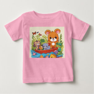 Adsible Animal Friends - Playful Kids T-Shirt