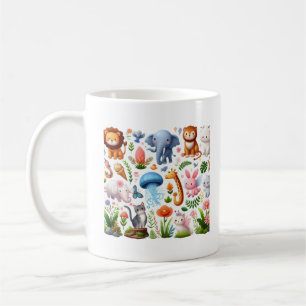 Adsible Animals Baby Jersey Bodykostym Kaffemugg