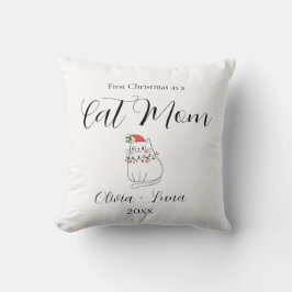 Adsible Anpassningsbar Cat Ornament Kudde