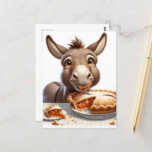 Adsible Apple Paj Donkey Vykort