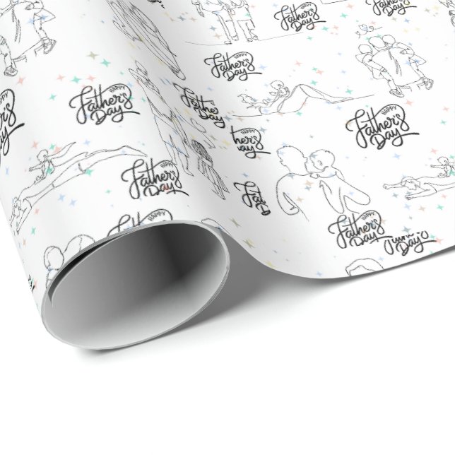 Adsible Art Fars dag Presentpapper (Rullad Hörn)