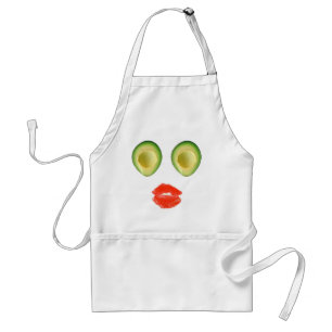 Adsible Avocado Visage for Rosa Förkläde