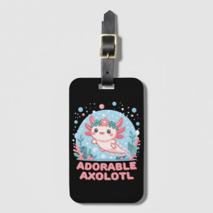 Adsible Axolotl Aquatic Cuteness Bagagebricka