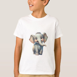 Adsible Baby Elephant design t-shirt