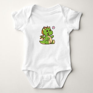 Adsible Baby Grönt Dragon T Shirt