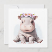 Adsible Baby Hippopotamus