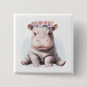 Adsible Baby Hippopotamus Knapp