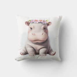 Adsible Baby Hippopotamus Kudde