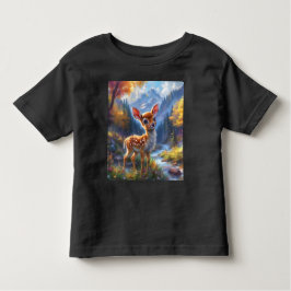 Adsible Baby Hjort i en "Enchanted Forest" T Shirt
