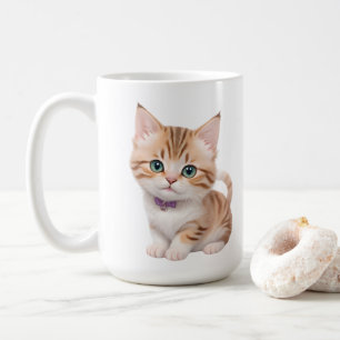 Adsible Baby Kitten Design Kaffemugg