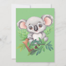 Adsible Baby Koala Bear Julkort