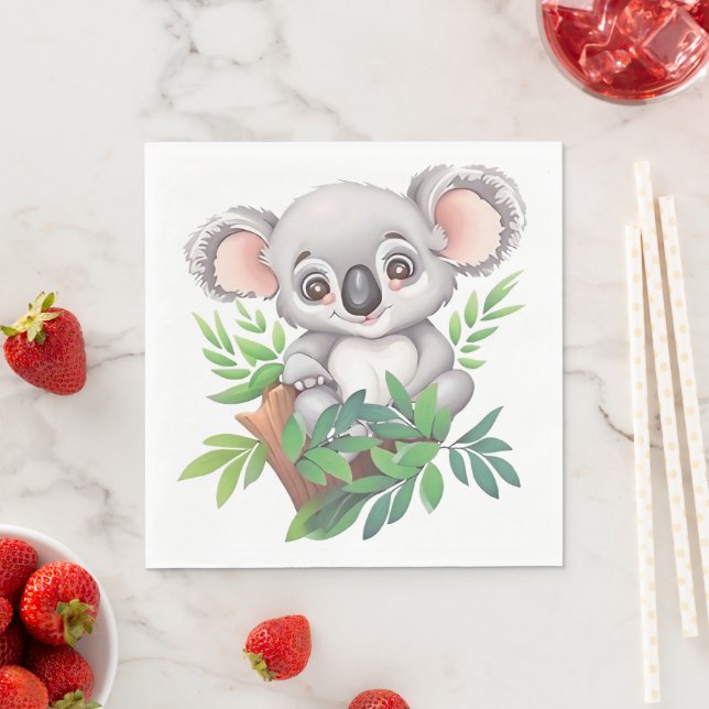Adsible Baby Koala Bear Pappersservett (Insitu)