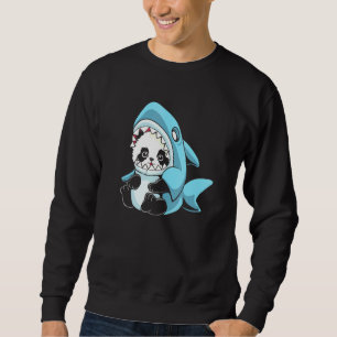 Adsible Baby Panda Shark Lång Ärmad Tröja