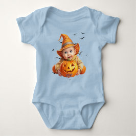 Adsible Baby Pumpkin in a Halloween Bodykostym T Shirt