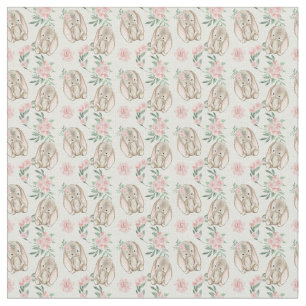 Adsible Baby Rabbit Fabric Tyg