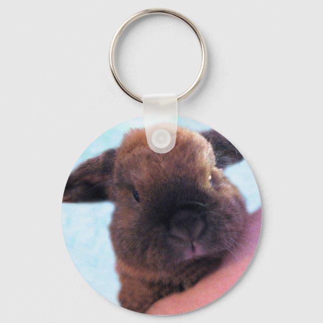 Adsible Baby-Rabbit Keychain Nyckelring (Framsida)