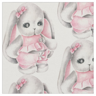 Adsible Baby Rosa Bunny Rabbit Tyg