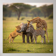 Adsible Baby Savanna Animals