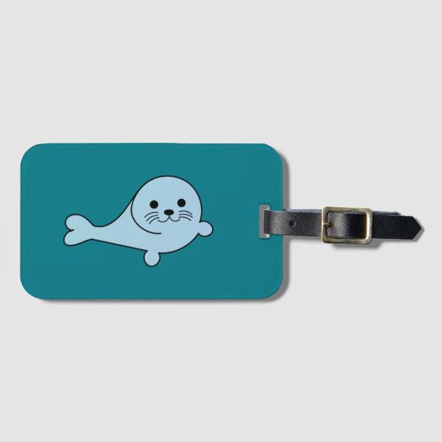 Adsible Baby Seal Bagagebricka (Framsida horisontal)