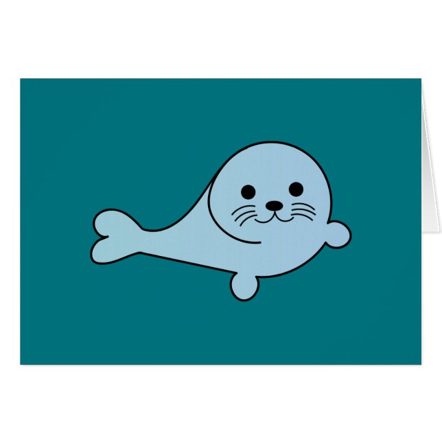 Adsible Baby Seal OBS Kort (Framsidan Horizontal)