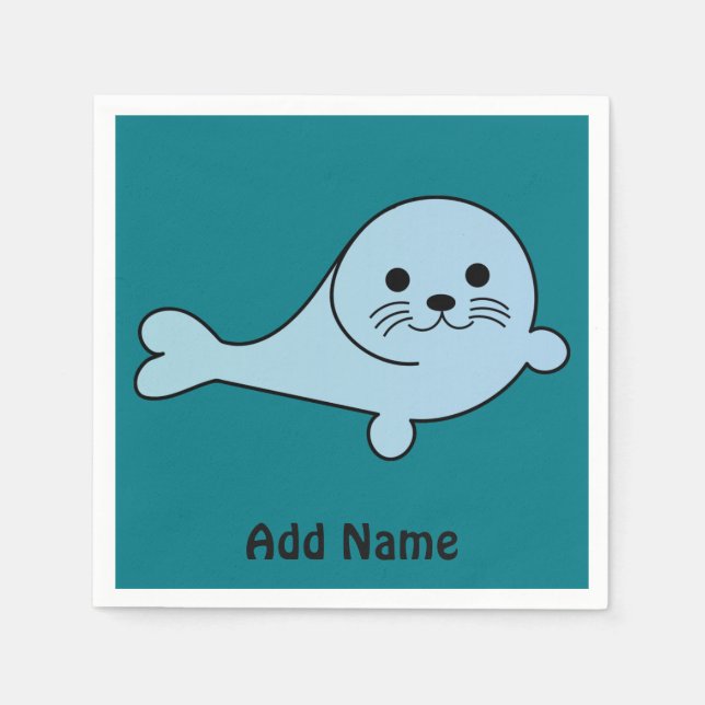 Adsible Baby Seal Pappersservett (Framsidan)