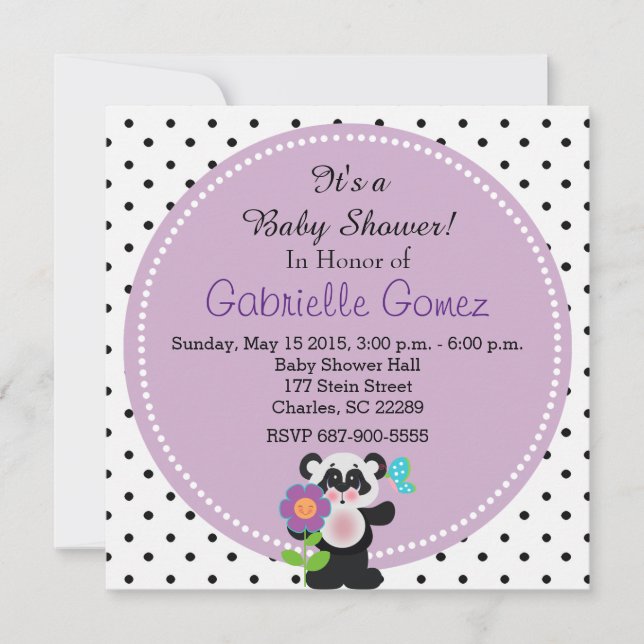 Adsible Baby Shower eller Birthday Anpassningsbar  Inbjudningar (Framsida)