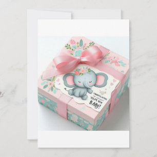 Adsible Baby Shower Gift Set - Newborn Essentials Inbjudningar