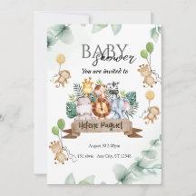 Adsible Baby Shower-inbjudningar för en minnesvärd