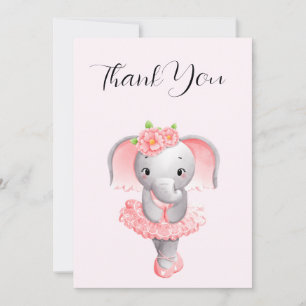 Adsible Ballerina Elephant en Pointe Tack Kort