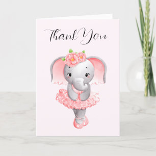 Adsible Ballerina Elephant en Pointe Tack Kort