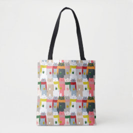 Adsible Bears Tote Bag Tygkasse