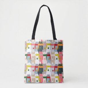 Adsible Bears Tote Bag Tygkasse