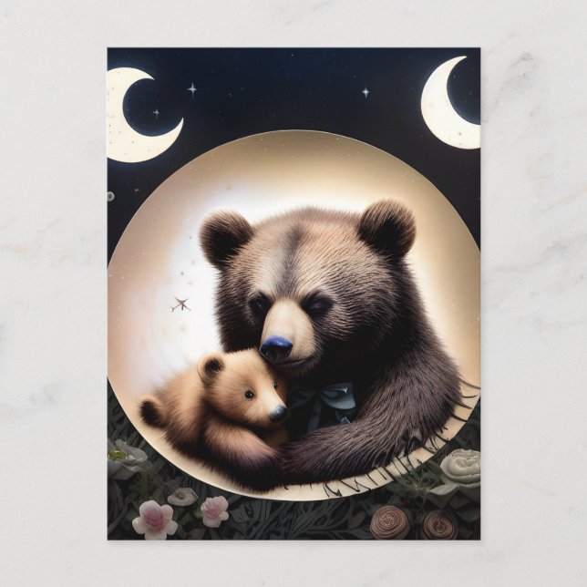 Adsible Bears Vykort (Framsida)