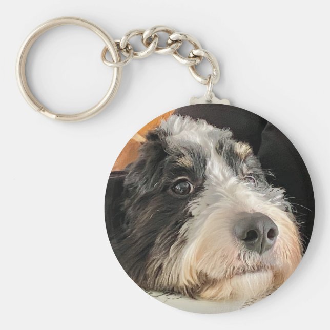 Adsible Bernedoodle Nyckelring (Framsidan)