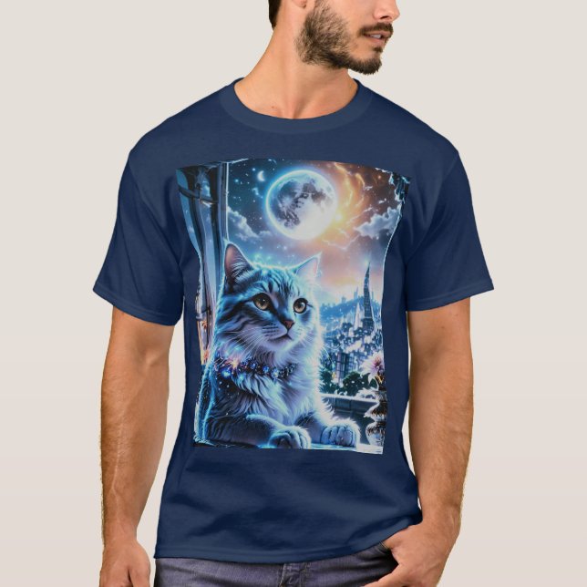 Adsible Big City Kitten T Shirt (Framsida)