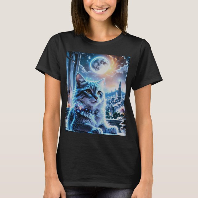 Adsible Big City Kitten T Shirt (Framsida)