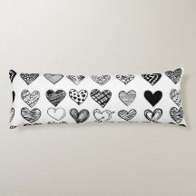 Adsible Black Heart Scribble Teckning