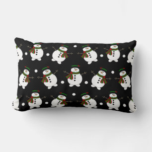 Adsible Black Snögubbe Pillow Lumbarkudde