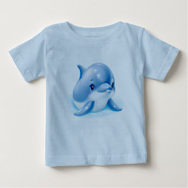 Adsible Blue Baby Dolphin T Shirt