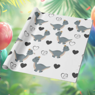 Adsible Boho Dinosaur Party Presentpapper