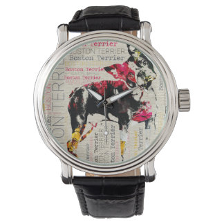 Adsible Boston Terrier Armbandsur