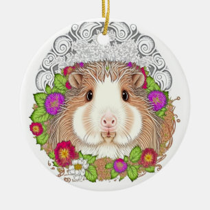 Adsible Brown Guinea Gris Julgransprydnad Keramik