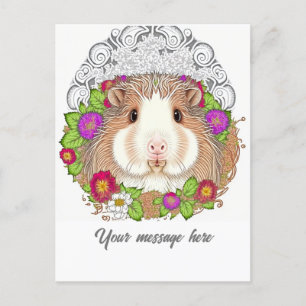 Adsible Brown Guinea Gris Vykort